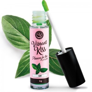 "VIBRANT KISS" mint-flavored lip gloss by SECRETPLAY