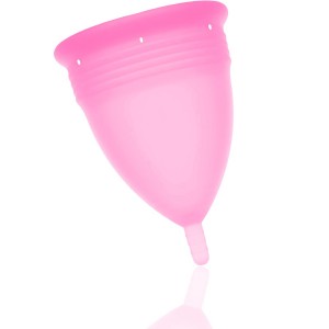 Pink Silicone Menstrual Cup Size L by STERCUP