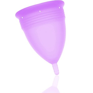 Purple Silicone Menstrual Cup Size L by STERCUP