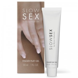 Lubricating gel for clitoral stimulation "SLOW SEX FINGER PLAY" 30 ml by BIJOUX