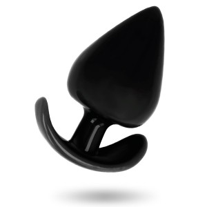 Black silicone anal plug 9.5 cm by ADDICTED TOYS