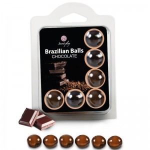 Set 6 Palline Brasiliane aroma cioccolato di SECRETPLAY