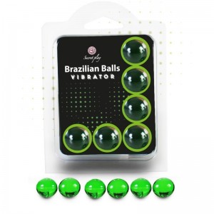 Set 6 Palline Brasiliane "Vibrator" di SECRETPLAY