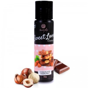 "SWEET LOVE" chocolate-flavored lubricating gel with hazelnut 60 ml by SECRETPLAY