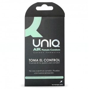 Preservativi femminili AIR Female Condom 3 unità di UNIQ