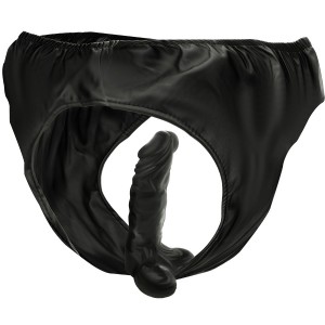 Briefs with dildo and interchangeable plug from DARKNESS