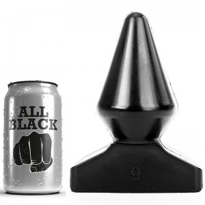 Plug anale 18,5 X 9 cm di ALL BLACK