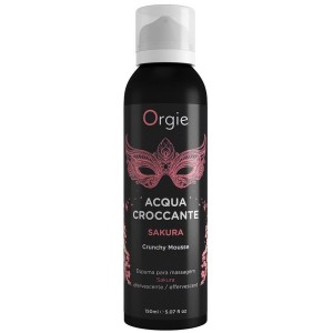 Hydrating massage foam "Acqua Croccante" Sakura fragrance 150 ml by ORGIE