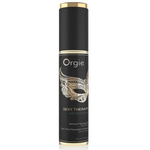 Silky effect aphrodisiac massage oil "SEXY THERAPY APHRODISIAC" 200 ml by ORGIE