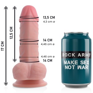 ROCK ARMY's 17 cm PANZER dual-density realistic penis dildo