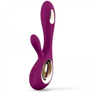 SORAYA WAVE Deep Pink Rabbit and G-Spot Vibrator from LELO