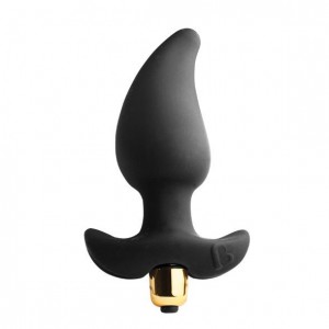 P-Spot Butt Quiver Black Anal Vibrator from ROCKS-OFF