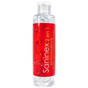 Lubricant and water-based massage oil "Provocative" 200 ml by SANINEX