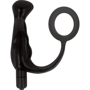 Phallic Ring and Anal Vibrator 10 cm by ADDICTED TOYS