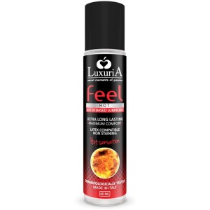Water-based lubricant with heat effect "FEEL HOT" 60 ml by LUXURIA