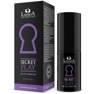 Lubrificante per sex toys "SECRET PLAY" 30 ml di LUXURIA