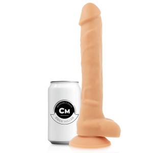 Realistic oversized 24 x 4 cm flexible silicone dildo by COCK MILLER