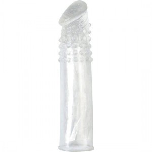Transparent silicone penis extender from SEVENCREATIONS