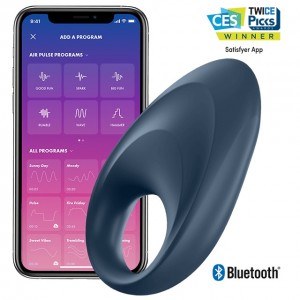 MIGHTY ONE vibrating cock ring with APP by SATISFYER
