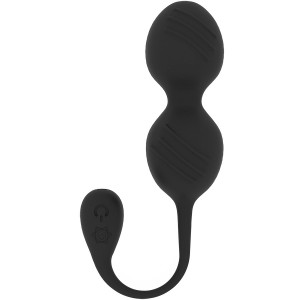NISHA black vibrating Kegel exercise balls by RITHUAL