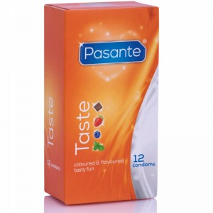 Taste flavored condoms 12 units by PASANTE