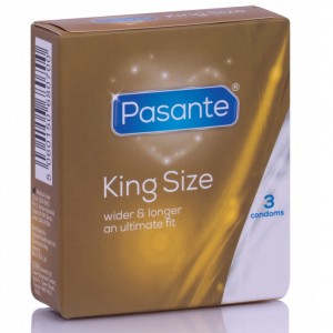 King Size condoms 3 units by PASANTE