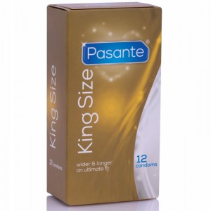 King Size condoms 12 units by PASANTE