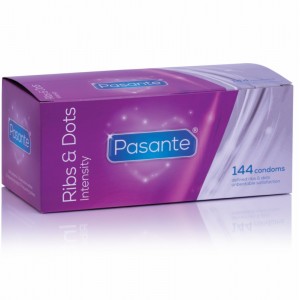 Intensity stimulating condoms 144 units by PASANTE