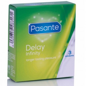 Delay infinity condoms 3 units by PASANTE
