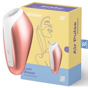LOVE BREEZE Air Pulse Copper Clitoral Sucker by SATISFYER