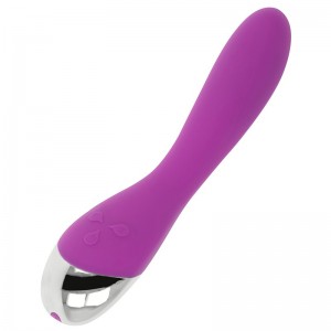 20.5 cm Purple Curved G-Spot Vibrator by OHMAMA