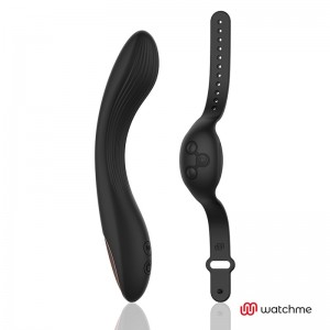 Curved G-Spot Vibrator with Remote Control WATCHME Black by ANNE'S DESIRE