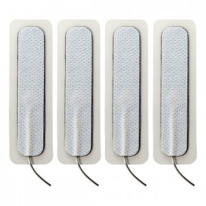 4 self-adhesive electrodes 1.5 X 7.5 cm long from ELECTRASTIM
