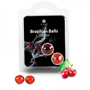 Pair of Brazilian cherry aroma balls from SECRETPLAY