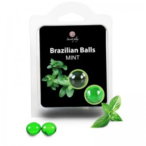Coppia di palline brasiliane aroma menta di SECRETPLAY