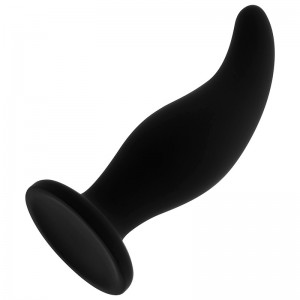 P-Spot curved anal plug in silicone 12 x 3,2 cm by OHMAMA