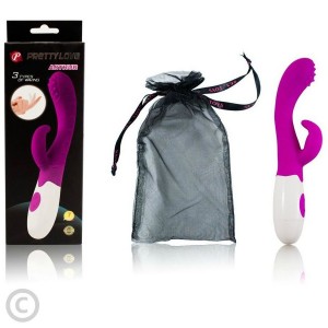 Purple ARTHUR Rabbit and G-Spot Vibrator by PRETTY LOVE