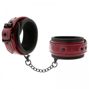 FETISH SUBMISSIVE DARK ROOM Faux Leather Cuffs