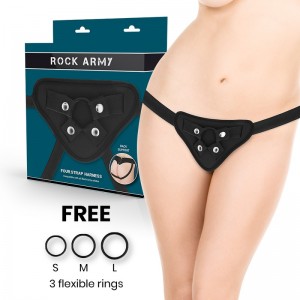 Adjustable harness with flexible rings from ROCK ARMY