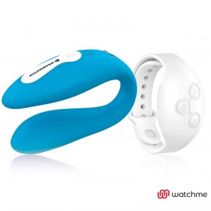 WATCHME Heavenly/White Remote Controlled Dual Vibrator by WEARWATCH
