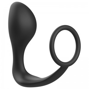 Phallic ring and anal plug 10.4 cm by ADDICTED TOYS