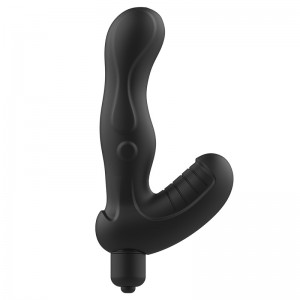 Black P-Spot Vibrating Anal Plug from ADDICTED TOYS