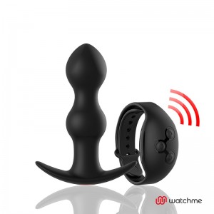 TIBERIO vibrating butt plug with WATCHME technology from ANBIGUO
