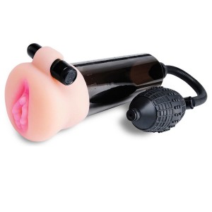 PUMP WORX pump penis developer with insert set and vibrating bullet by PIPEDREAM