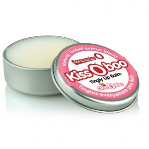 Kissable balm with tingling effect with cinnamon flavor KISSOBOO by SCREAMING O