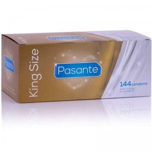 King Size condoms 144 units by PASANTE