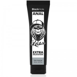 Gel lubrificante anale base acqua "Relax" 150 ml di BLACK HOLE