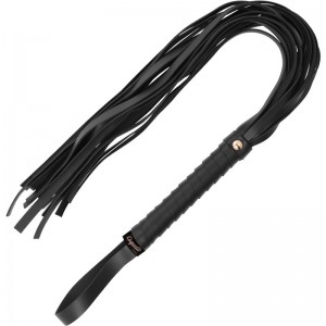 Black faux leather flogger from COQUETTE's Fantasy Series