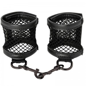 Black mesh cuffs from SEX & MISCHIEF