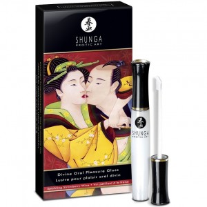 Sensitizing lip gloss for oral sex "DIVINE ORAL PLEASURE" 10 ml by SHUNGA